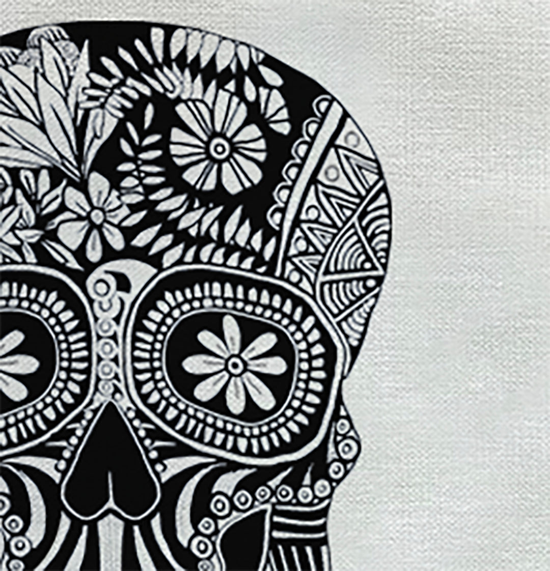 Day of the Dead Skull Tote Bag