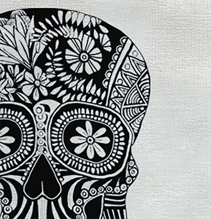 Day of the Dead Skull Tote Bag