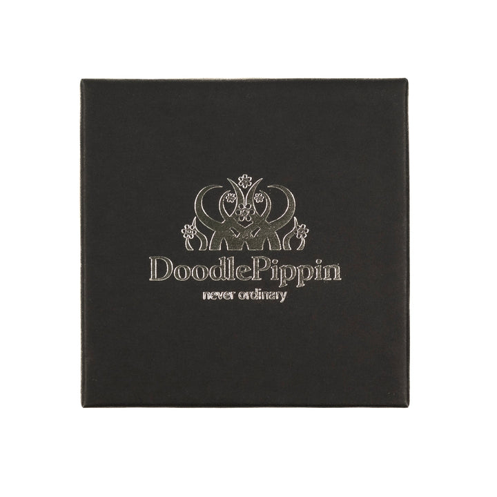 Small Blue Circles Millefiori Keyring