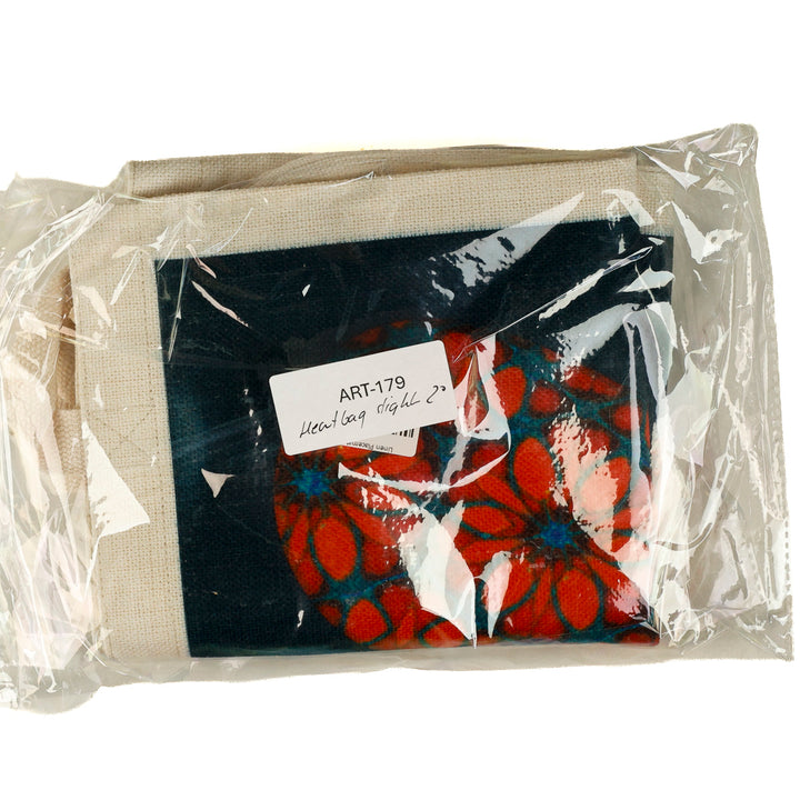 Sac Cœur Fleur Marocaine - Bleu Foncé