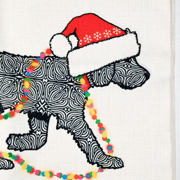 Sac de Noël Labrador Labradoodle – Noir