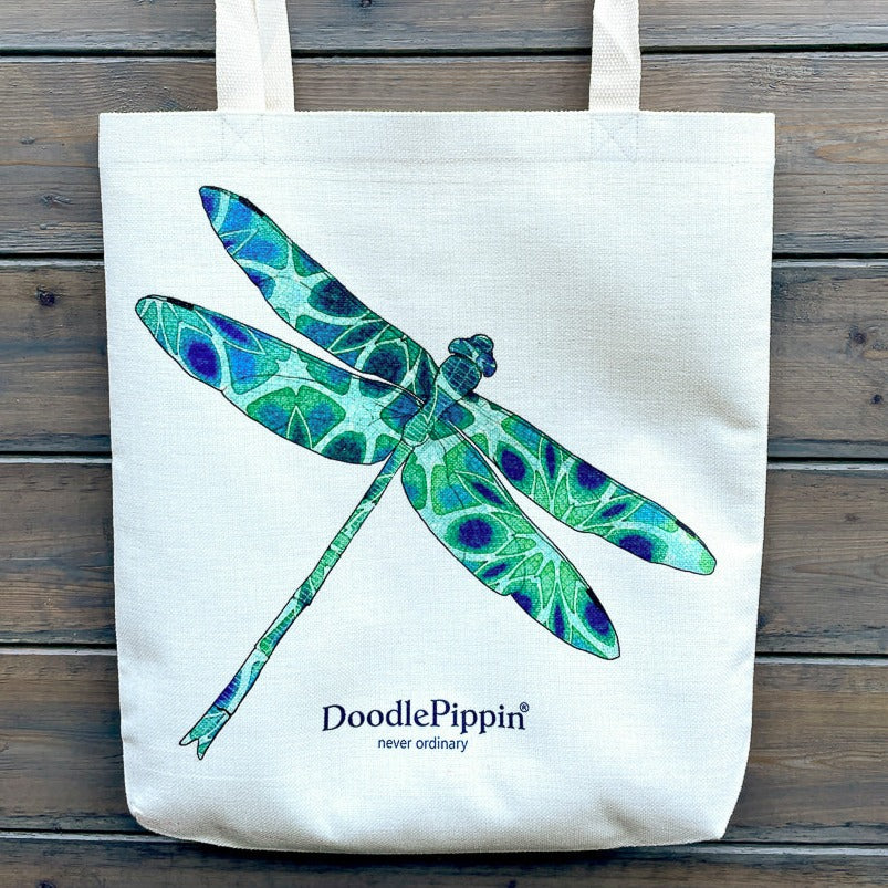 Bingfone Canvas Tote Bag For Women With Inner Pocket Aesthetic Cute Shopping Tote Bags Reusable Grocery Bags Gnome Insect Frog
