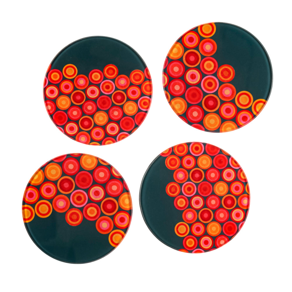 SALE: Hot Circles Coaster Set
