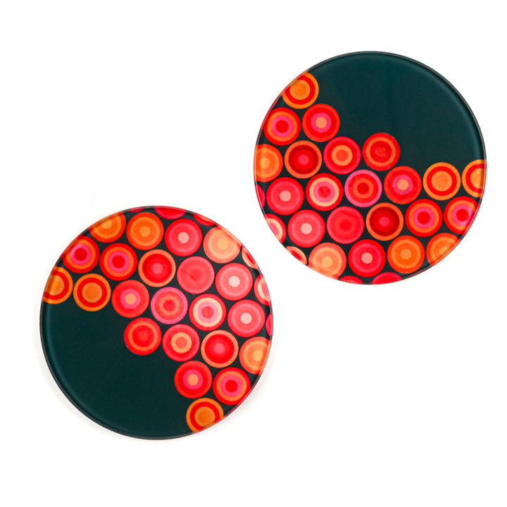 Volcanic Circles Chopping Board (circular)