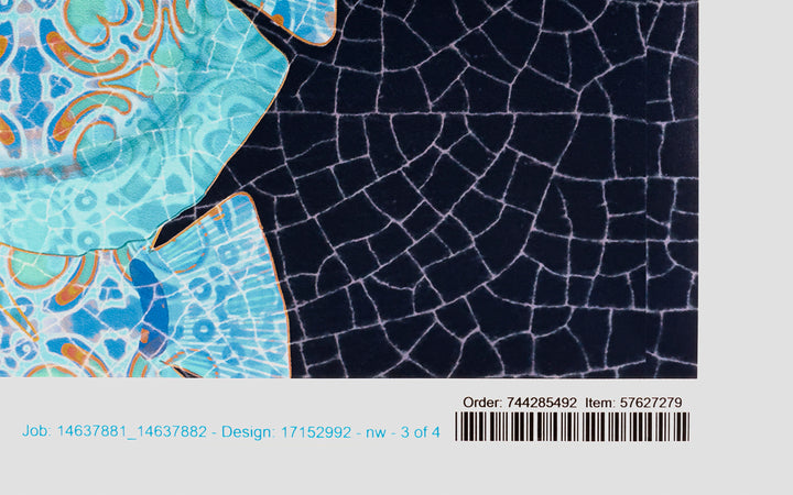 Sale -Discus Fish  - Pre-pasted Wallpaper Sample