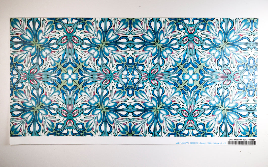 Sale - Flourishing Garden - Peel &amp; Stick Wallpaper Sample