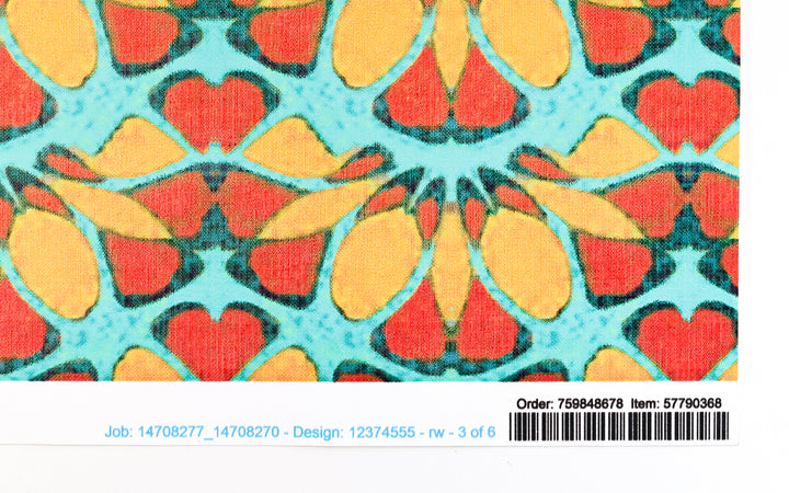 Sale - Moroccan Flower Experiment - Peel &amp; Stick Wallpaper Sample