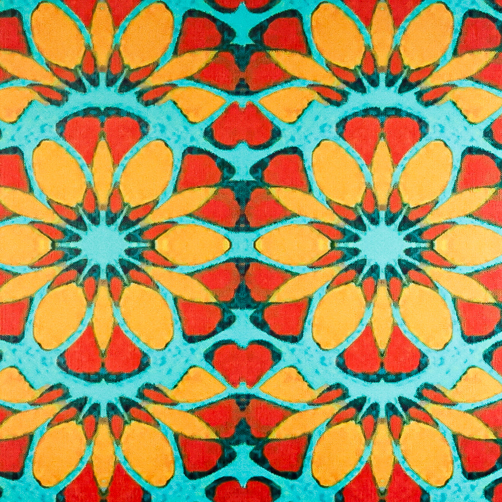 Sale - Moroccan Flower Experiment - Peel &amp; Stick Wallpaper Sample