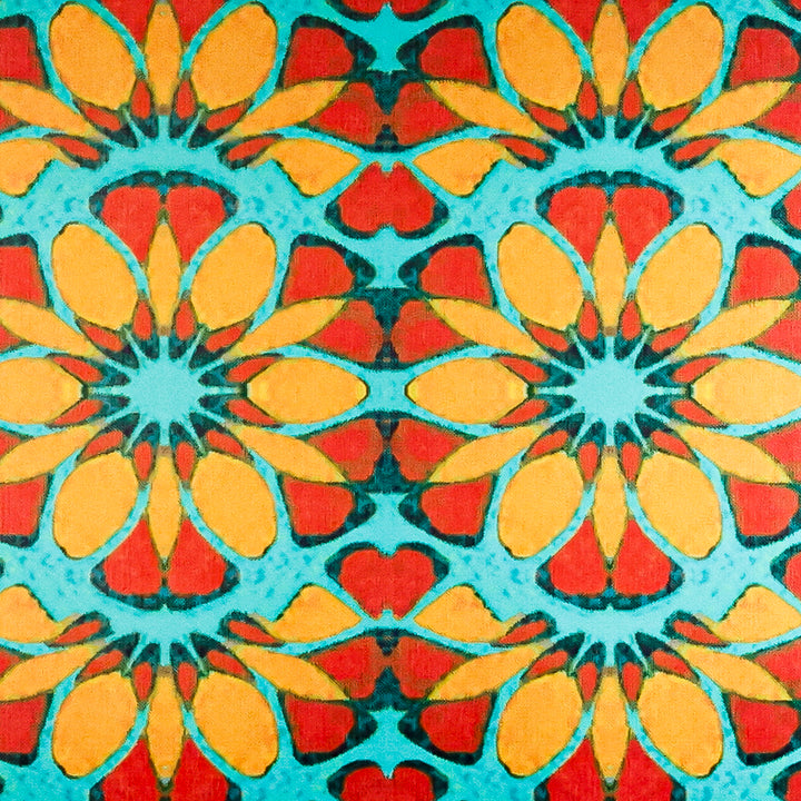 Sale - Moroccan Flower Experiment - Peel &amp; Stick Wallpaper Sample