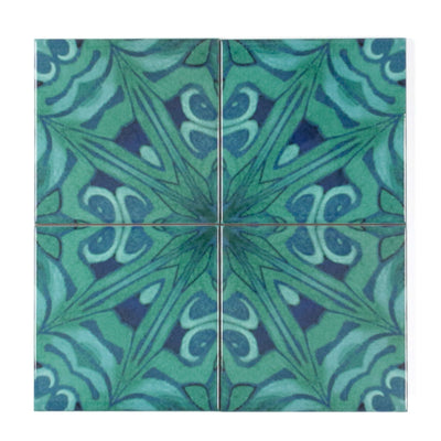 Agapanthus section tiles