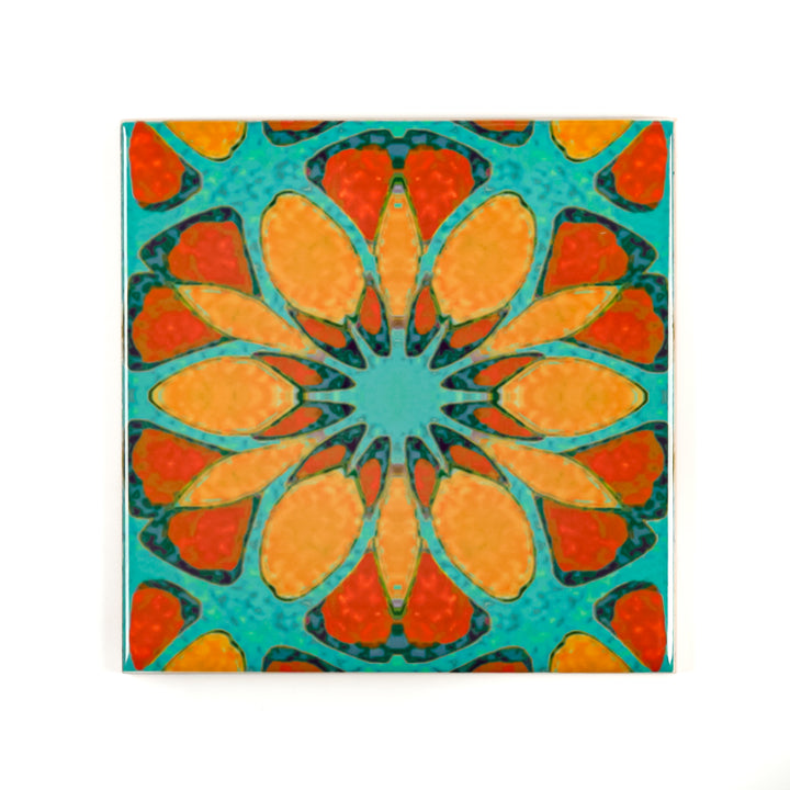 Moroccan Flower Tile - single flower version