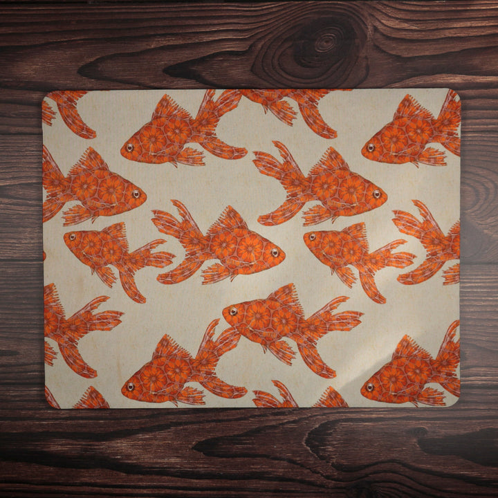 SALE SECOND Goldfish Large Pet Food Mat