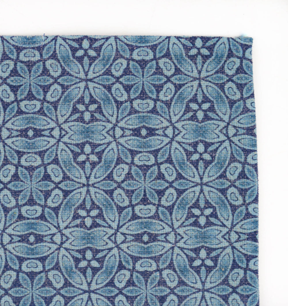 'Liberty Print' Fabric Placemat, denim blue