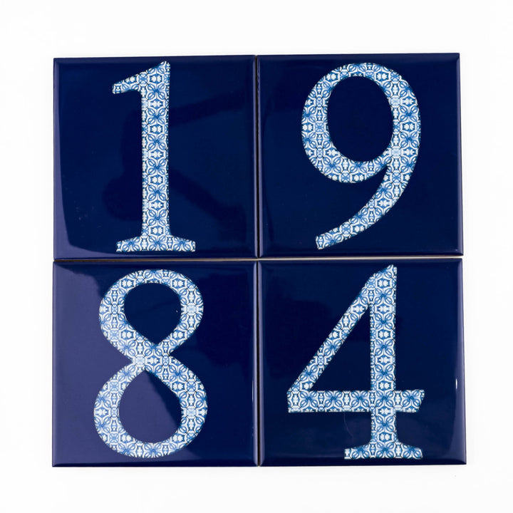 Ceramic Numerals  - Decorative Tile Numbers
