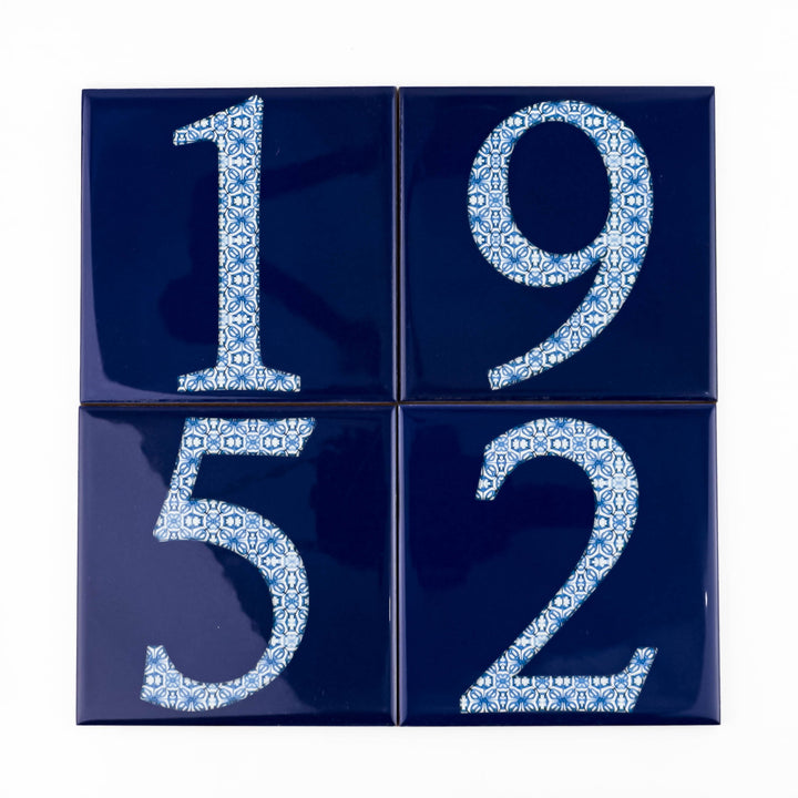 Ceramic Numerals  - Decorative Tile Numbers