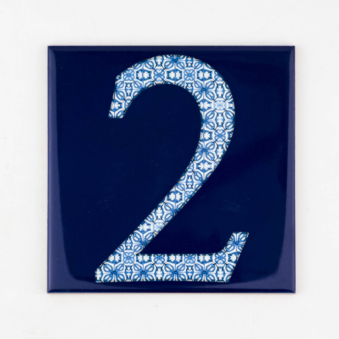 Ceramic Numerals  - Decorative Tile Numbers