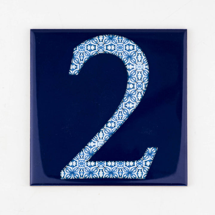 Ceramic Numerals  - Decorative Tile Numbers
