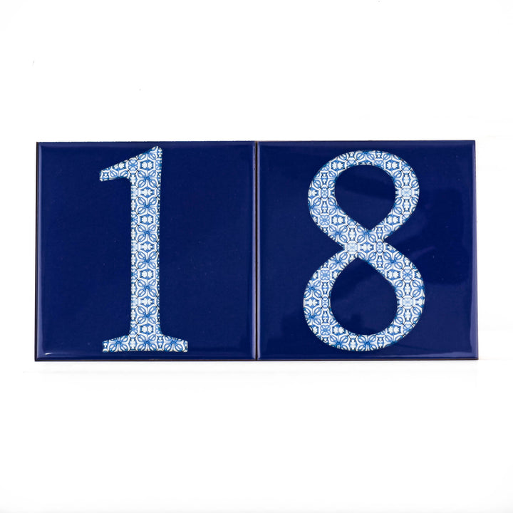 Ceramic Numerals  - Decorative Tile Numbers