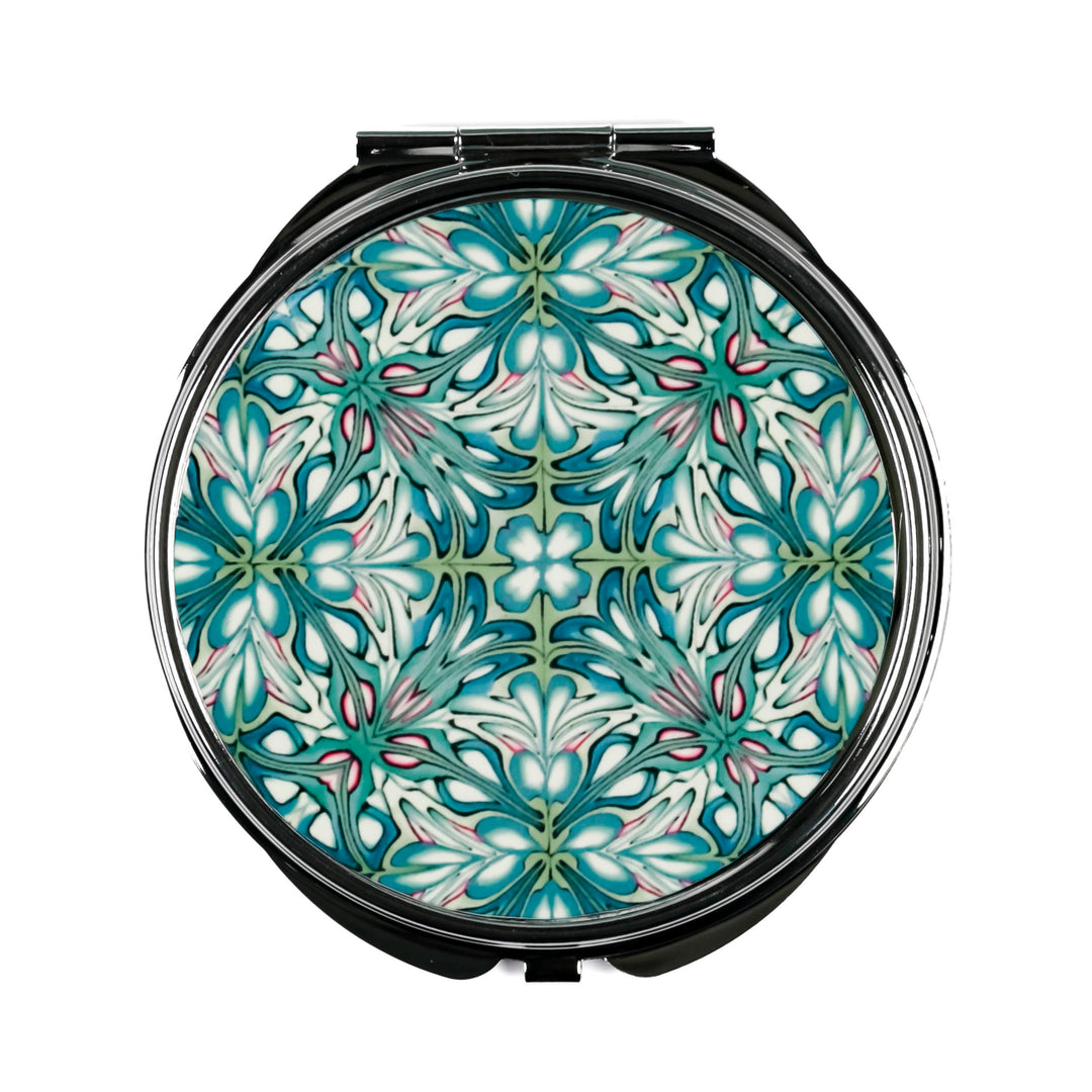 SALE - Flourishing Garden - Circular Compact Folding Mirror