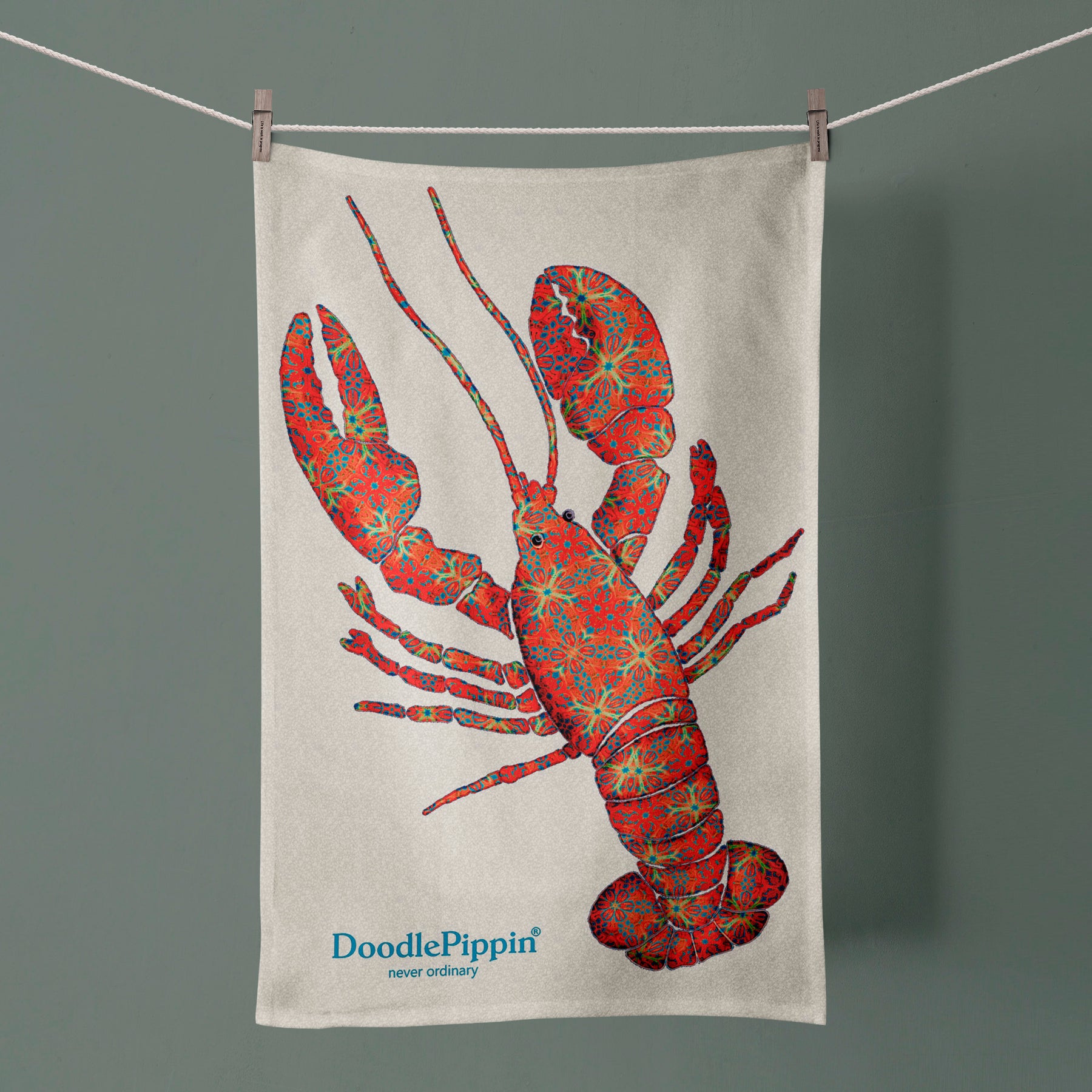 Tea Towel: Lobster