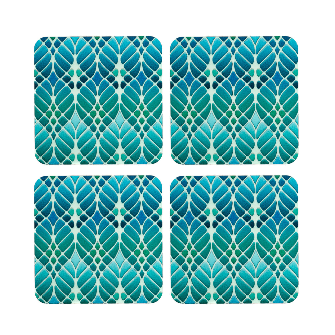 Interwoven Trees Art Nouveau Placemat