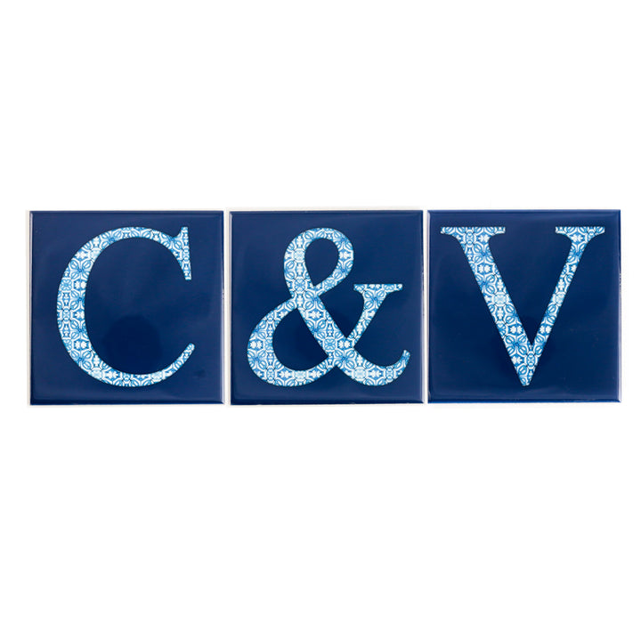 Ceramic Alphabet Letters - Decorative Initials
