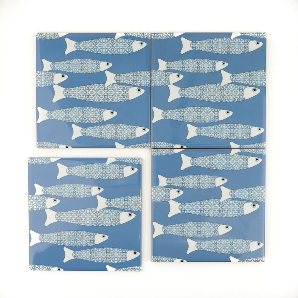 Ocean Shoal tile - Sky Blue