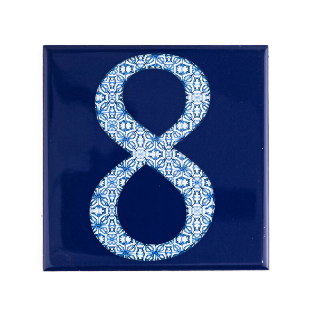 Ceramic Numerals  - Decorative Tile Numbers