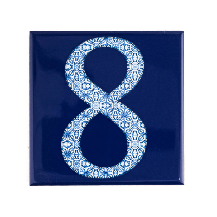 Ceramic Numerals  - Decorative Tile Numbers
