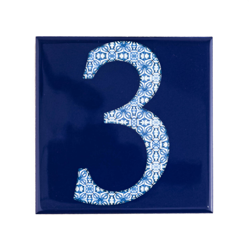 Ceramic Numerals  - Decorative Tile Numbers