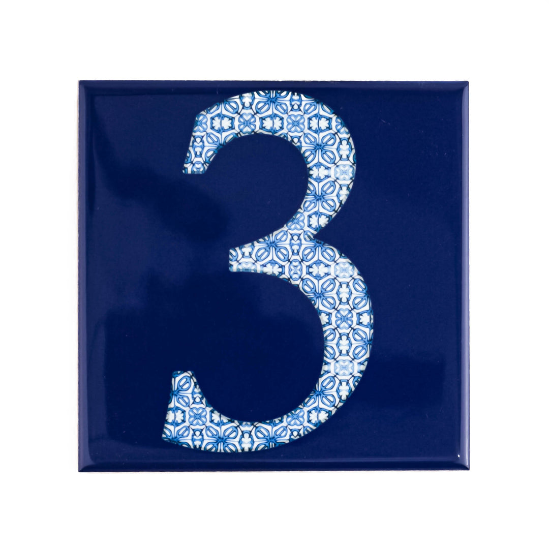 Ceramic Numerals  - Decorative Tile Numbers