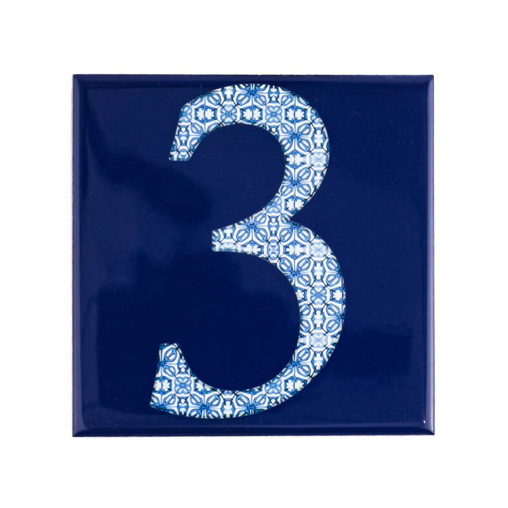 Ceramic Numerals  - Decorative Tile Numbers