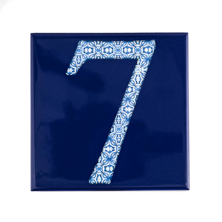 Ceramic Numerals  - Decorative Tile Numbers