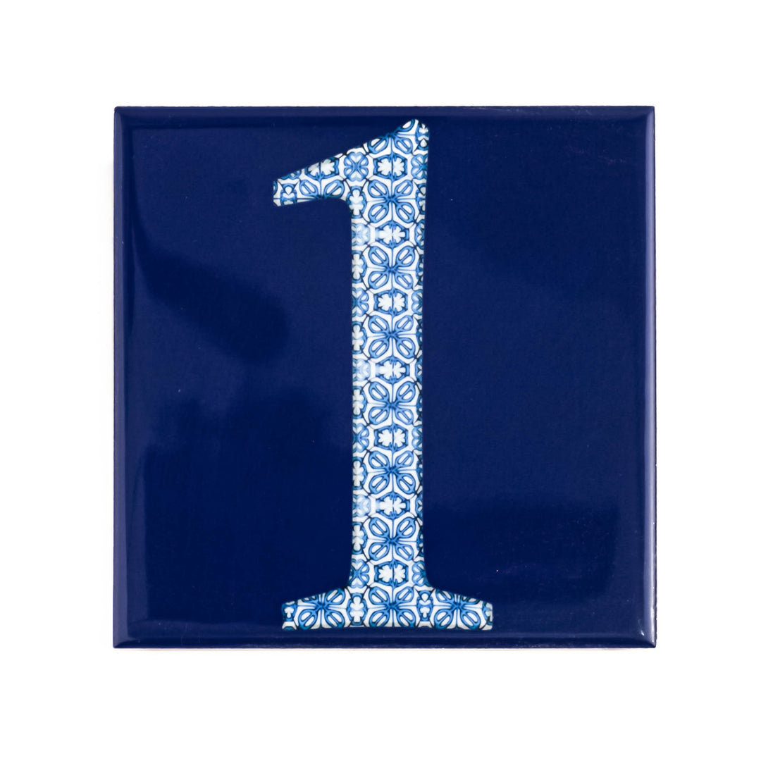 Ceramic Numerals  - Decorative Tile Numbers