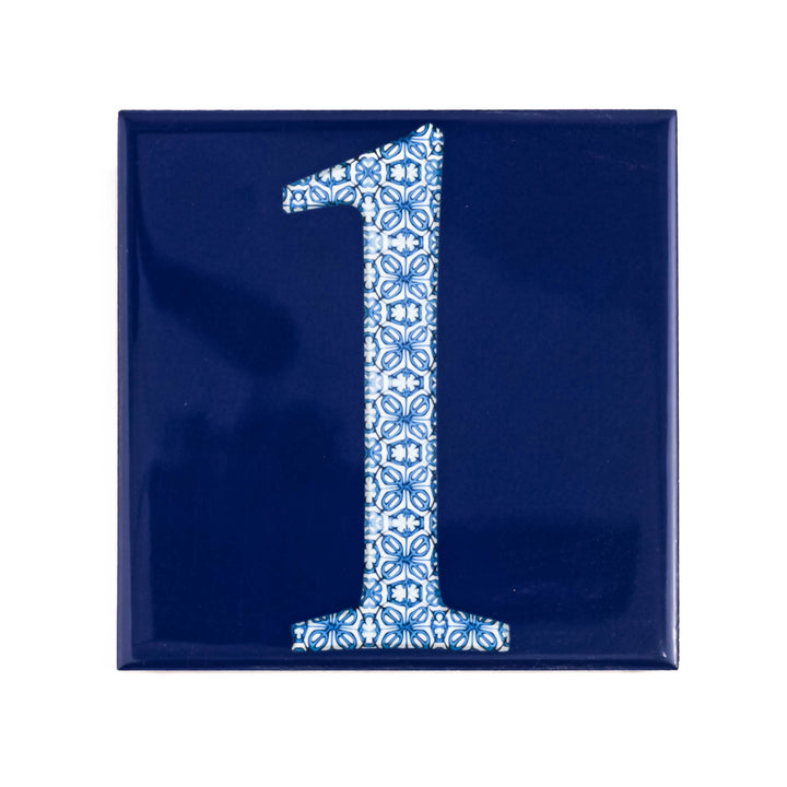 Ceramic Numerals  - Decorative Tile Numbers