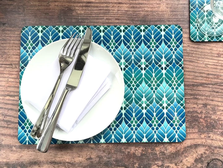 Interwoven Trees Art Nouveau Placemat