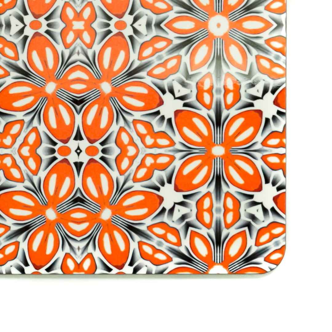 Orange Fox Flower Placemat
