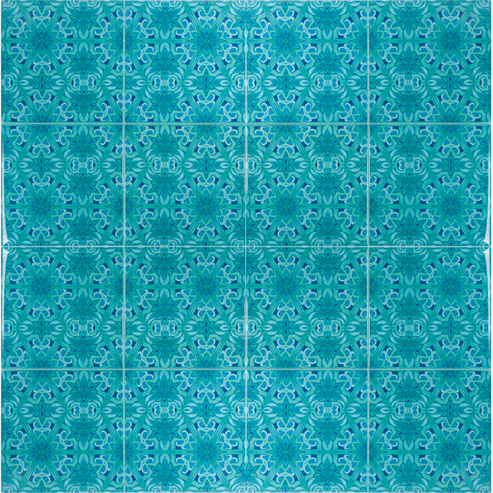 Agapanthus Tiles - offset version