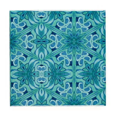 Agapanthus Tiles - offset version