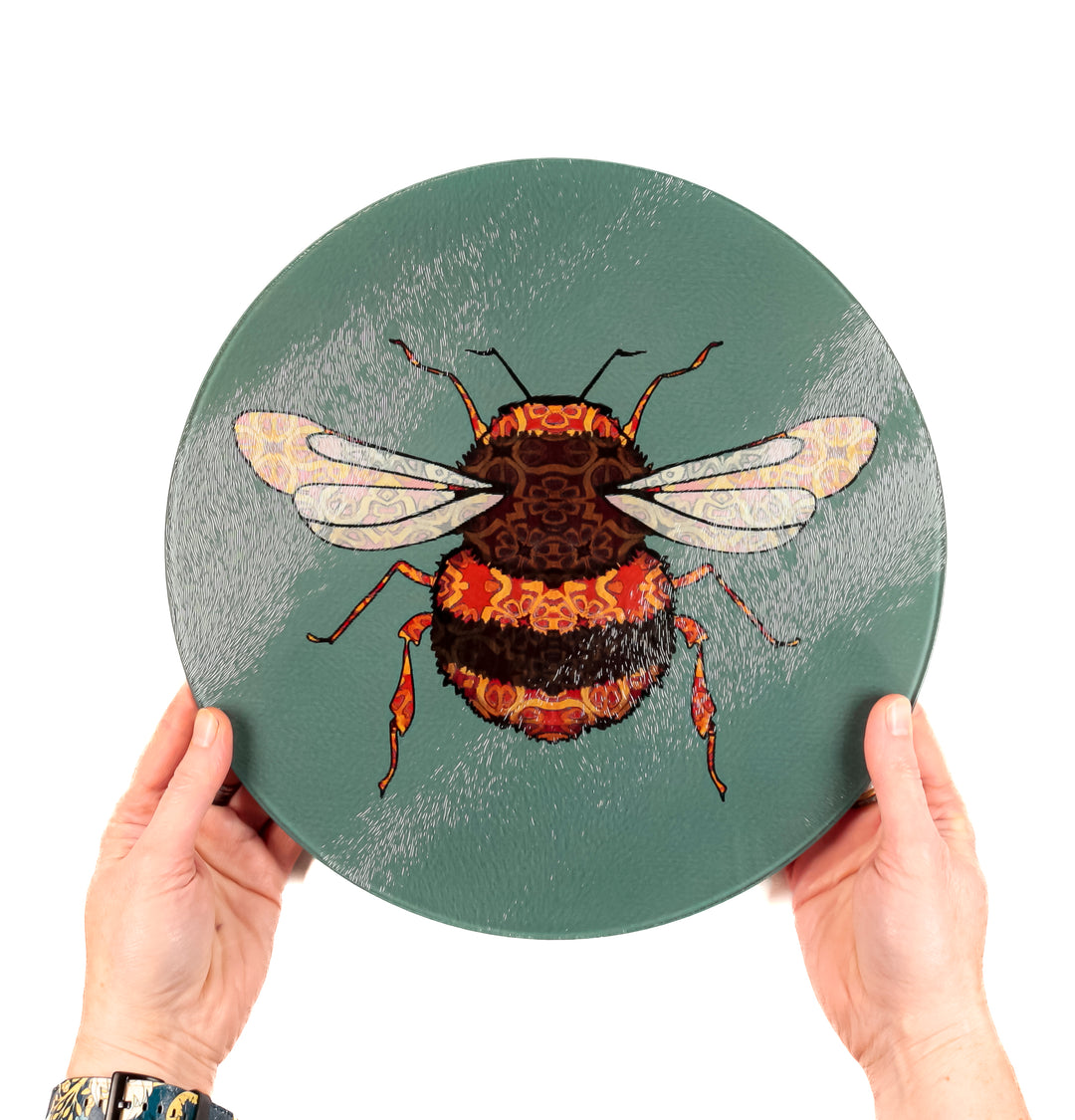 Bumble Bee Circular Chopping Board