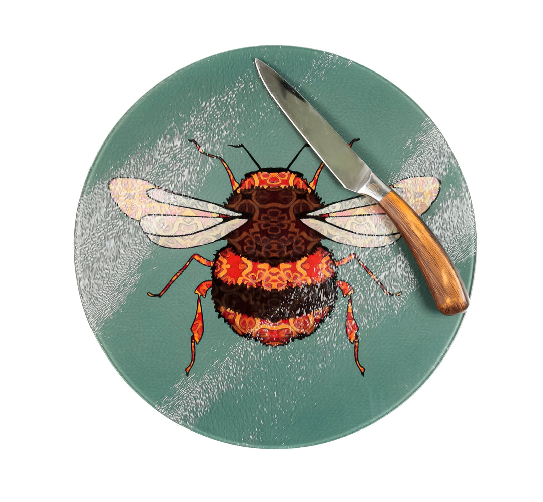 Bumble Bee Circular Chopping Board
