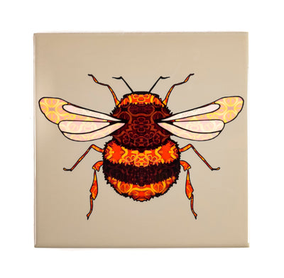 Bumble Bee tiles - honey beige