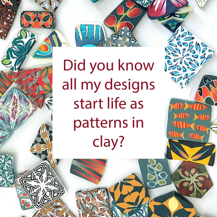 Red Poppies Folding Mirror and Lens Cloth