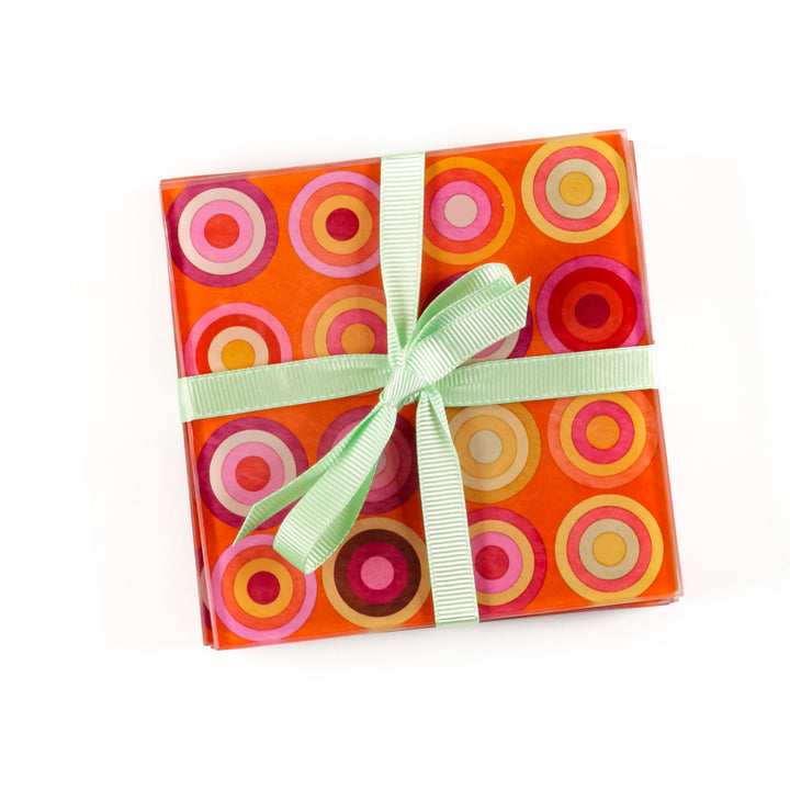 Hot Circles Coaster Set