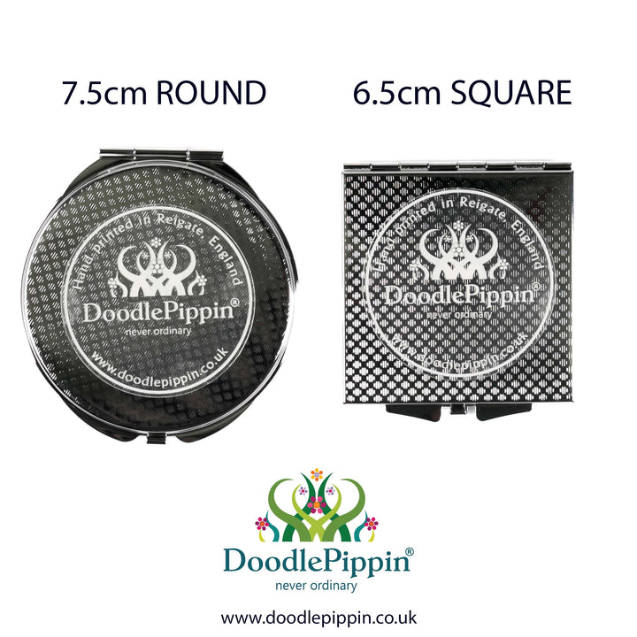 Red Poppies Folding Mirror and Lens Cloth