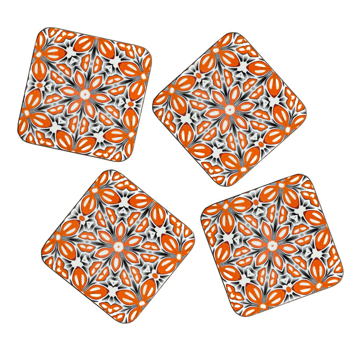 Orange Fox Flower Placemat