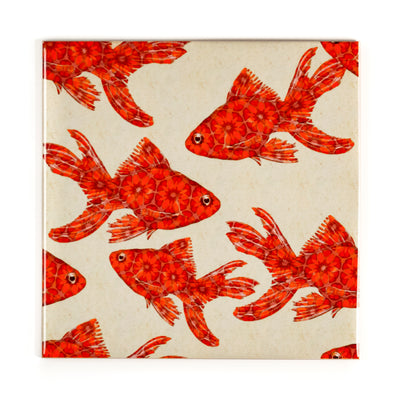 Goldfish Tile - stone