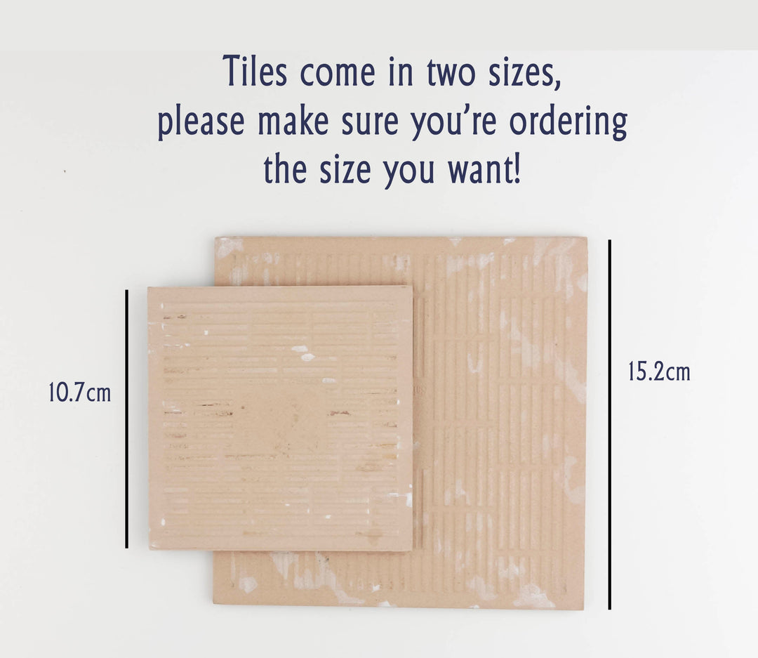 Blue &amp; Cream Rustic tiles