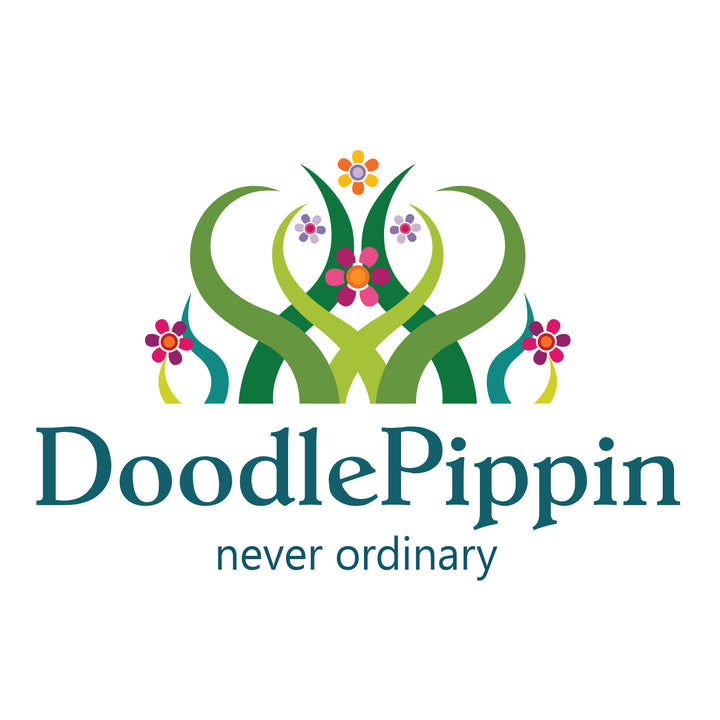 Green grey millefiori tiles