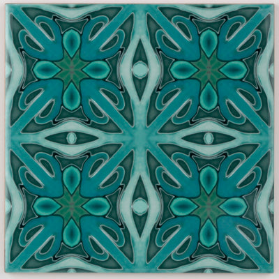 Malachite Green Twining Tiles